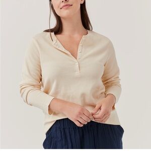 Pact Thermal Waffle Henley